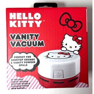 Hello Kitty Vanity Vacuum Cleaner For Desktop Crumbs & Vanity Powder Spills
